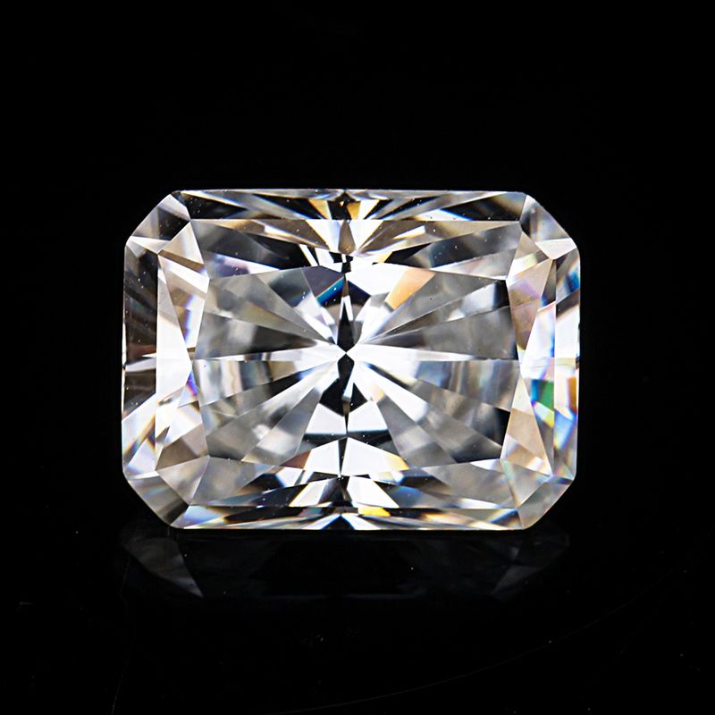 Loose Moissanite White Clean Radiant Cut 9.00 x 6.50 MM