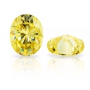 Loose Moissanite Yellow Clean Oval Cut 10.00 x 8.00 MM
