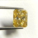 Loose Moissanite Yellow Clean Radiant Cut 7.00 x 5.00 MM