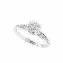 Round Diamond Women Ring