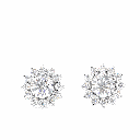 Round Diamond Stud Earring