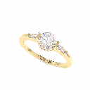 Round Diamond Engagement Ring for Women