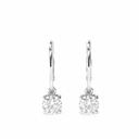  Round Cut Drop Earrings 