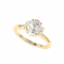 Oval Diamond Engagement Ring for Women