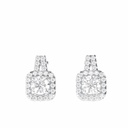  Round Cut Stone Stud Earring For Women