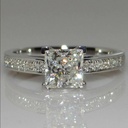  Princess Cut Engagement Ring For Her