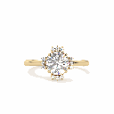 Round Diamond Engagement Ring for Women
