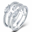 Marquise Cut Stone Engagement Ring for Women