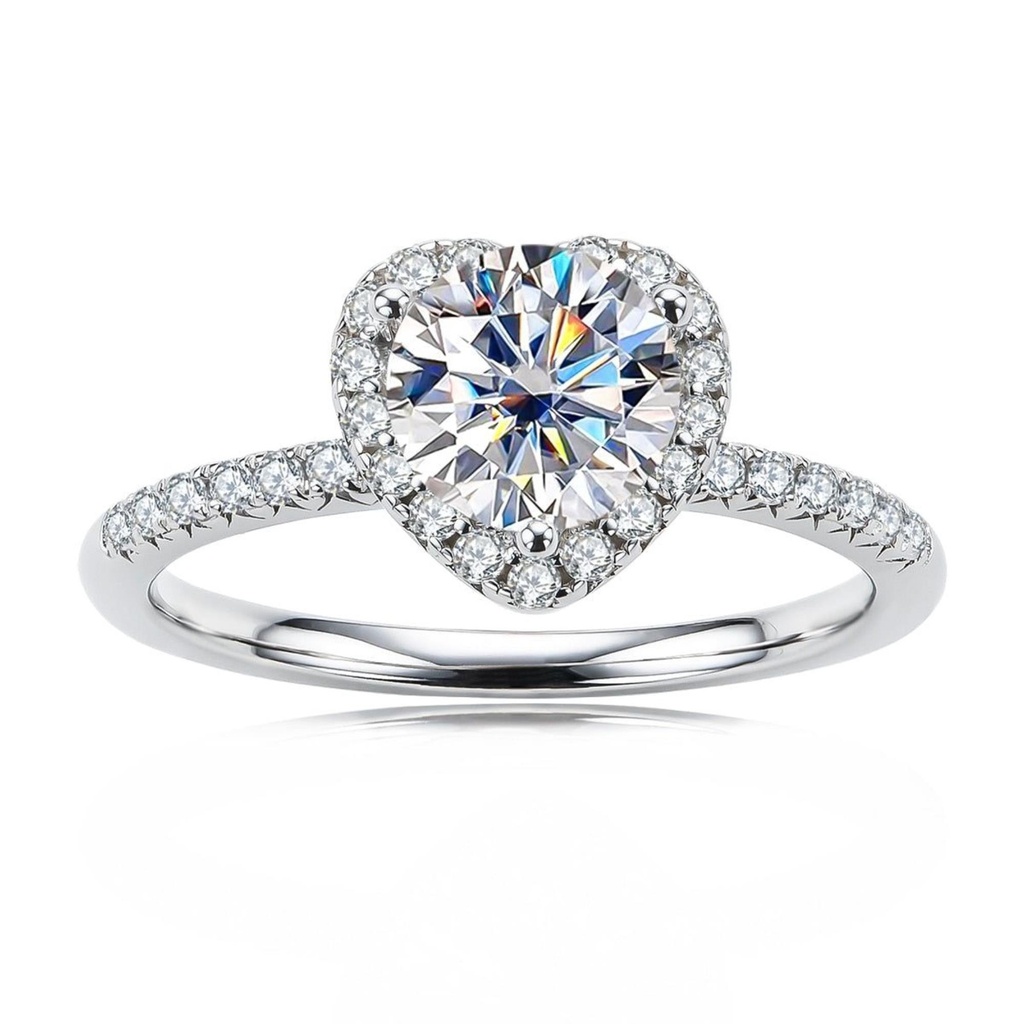 Heart Shape Engagement Ring 