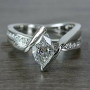 Marquise Diamond Engagement Ring For Women