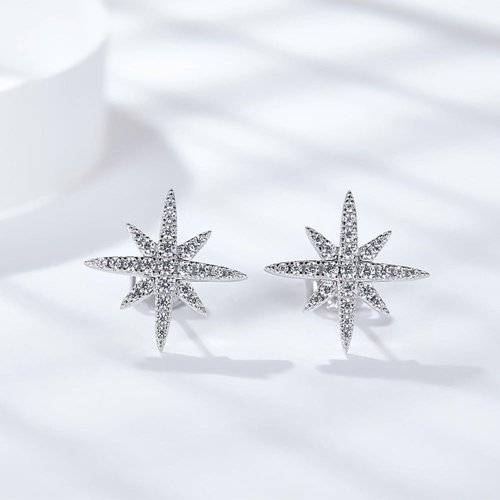 Stone Star Earrings For Women