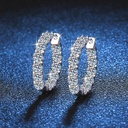  Hoop Earring  18K Gold Plated Silver
