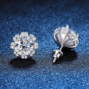 Stud Earring 18K Gold Plated Silver