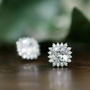 Cushion Diamond Earrings For Women