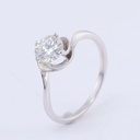  Round Moissanite Diamond Women Ring