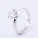 Round Moissanite Diamond Women Ring