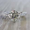 Round Diamond Engagement Ring For Women