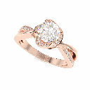 Round Diamond Engagement Ring for Women
