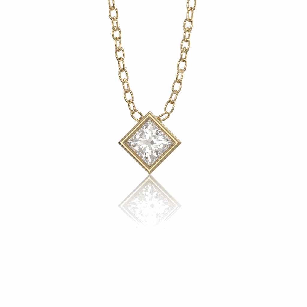 Princess Diamond Fancy Pendant for Women