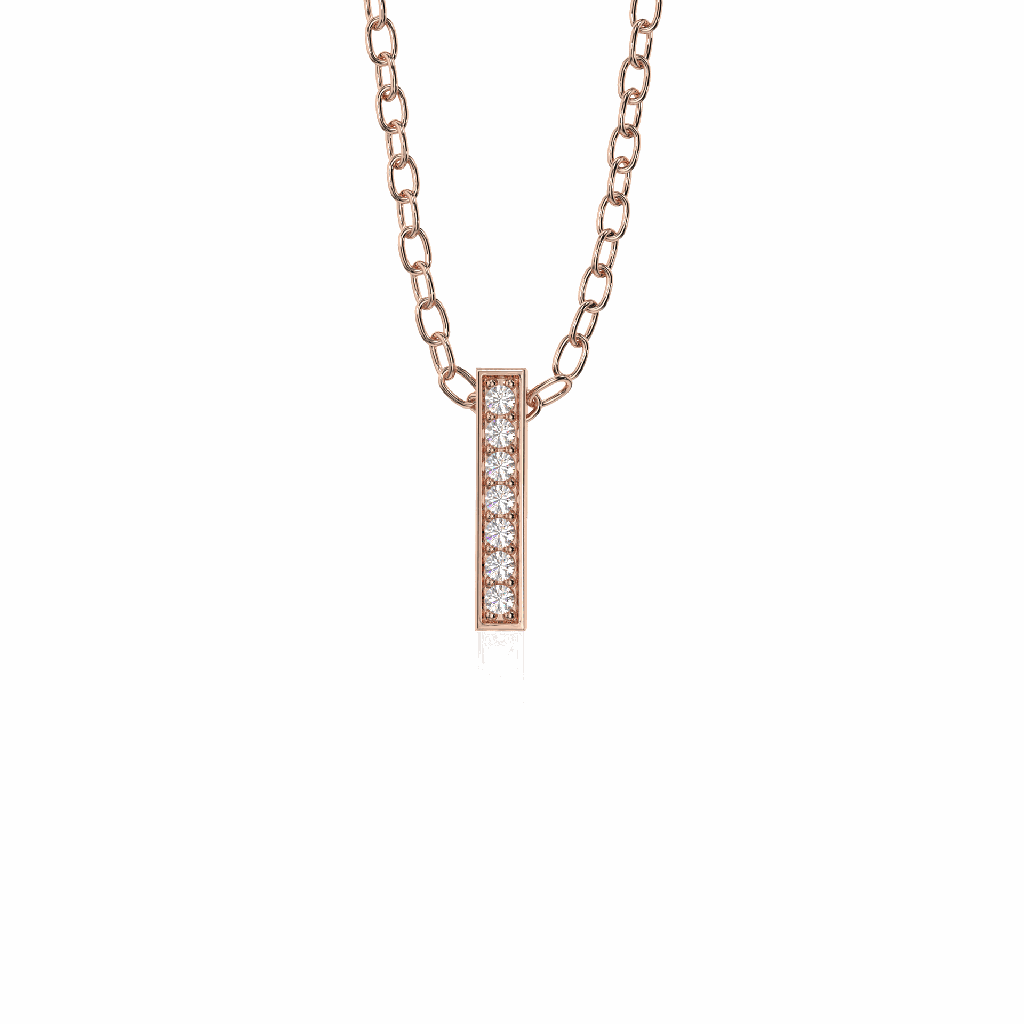 Round Diamond Pendant For Women
