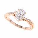 Oval Diamond Engagement Ring for Women