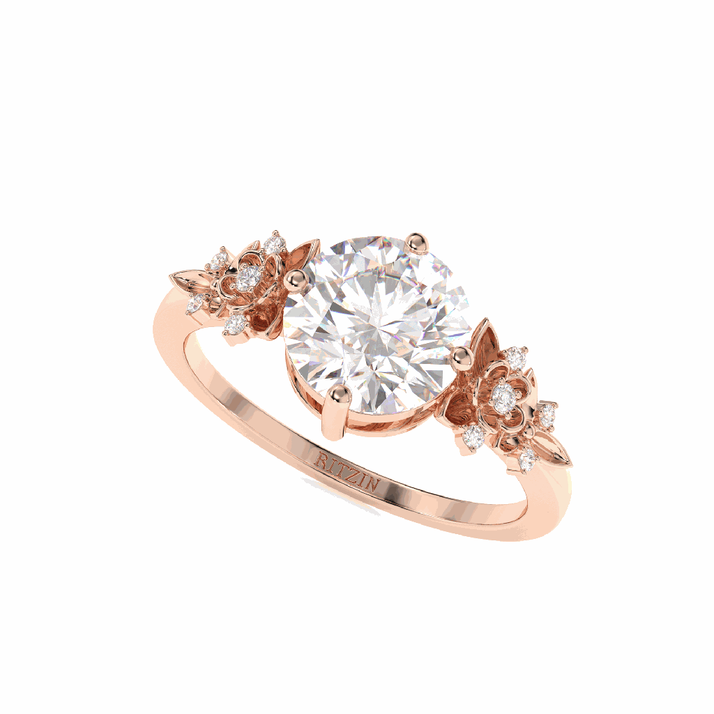Round Diamond Engagement Ring for Women