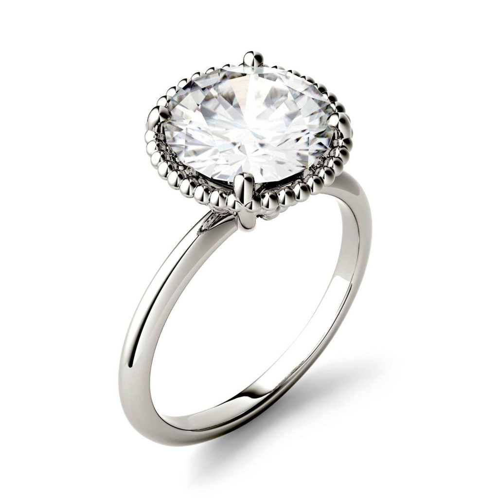  Round Diamond Engagement Ring for Women