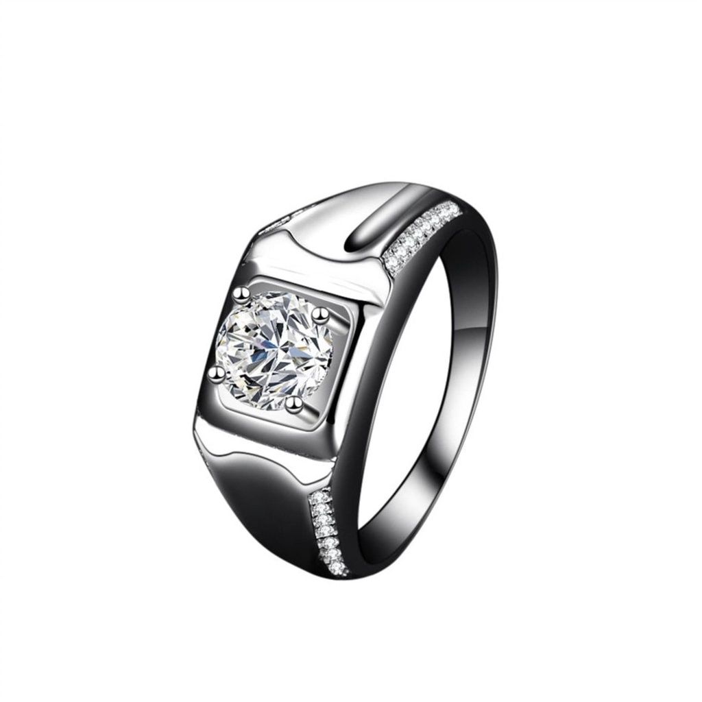 Round Diamond For Men Ring