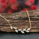  Marquise Cut Moissanite Pendant Solid 14K Rose Gold pendant ,Moissanite Necklace,pendant chain,unique pendant, Gift For mother