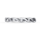 Ladies Diamond Band Twist Design