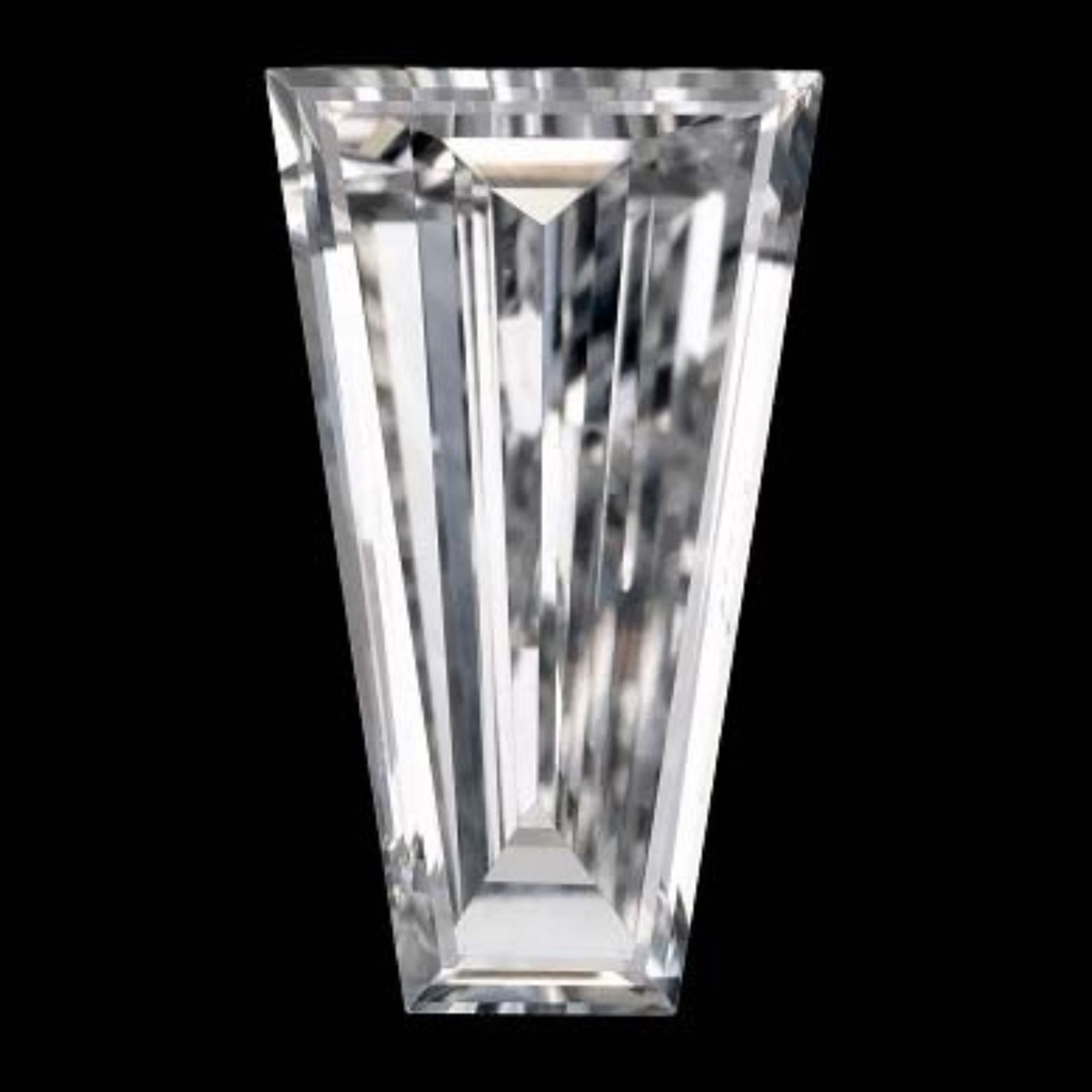 Loose Moissanite White Clean Tapered Baguette Cut 3.50 x 2.50 MM