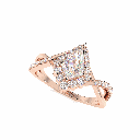 Kite Diamond Engagement Ring For Her