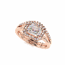 Emerald Diamond Bridal Ring for Women