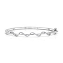  Round Diamond Curly Design Bangle