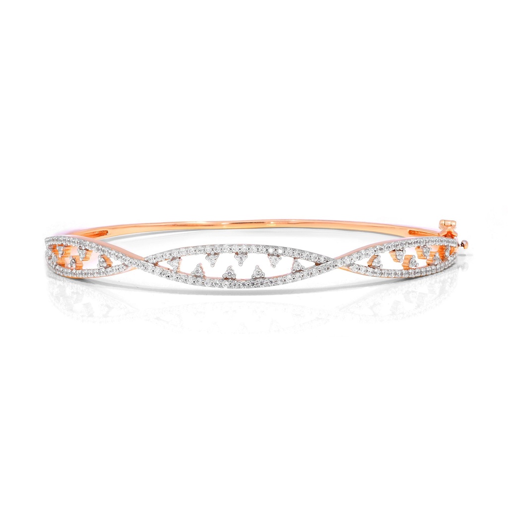  Round Diamond Luxurious Designer Bangle 