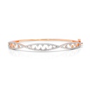  Round Diamond Luxurious Designer Bangle 