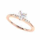 Heart  Diamond Engagement Ring for Women