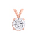  Round Diamond Solitaire Pendant 