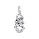  Round Diamond Cuban Link Designer Pendant 