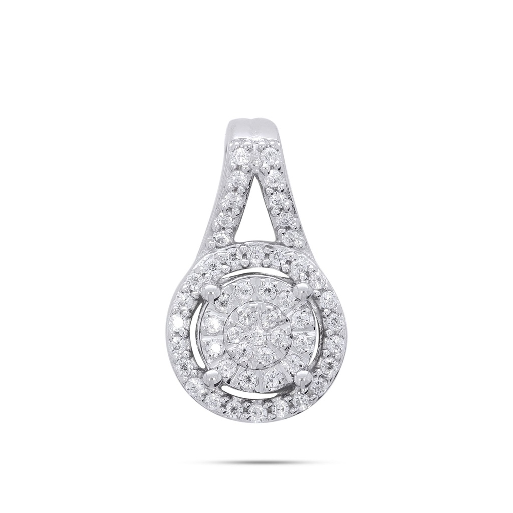  Round Diamond Antique Designer Pendant 
