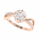 Round Diamond Engagement Ring for Women