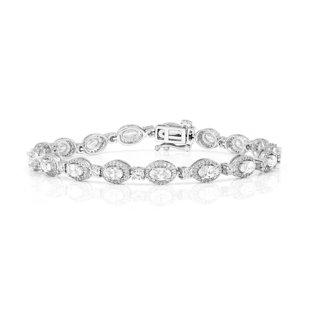  Round And Oval Diamond Designer Bracelet 