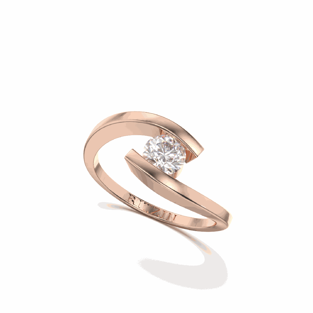 Round Diamond Engagement Ring for Women