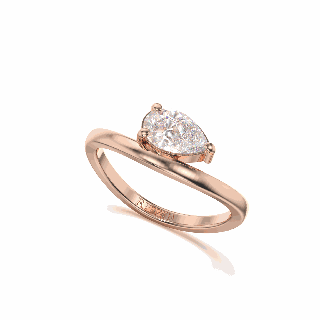 Pear Diamond Fancy Engagement Ring for Her