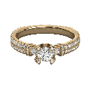  Round Diamond Designer Solitaire Ring 