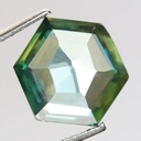 Loose Moissanite Light Green Clean Hexagon Cut 5.50 MM