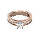  Round Diamond  Stone Diamond Ring For Her