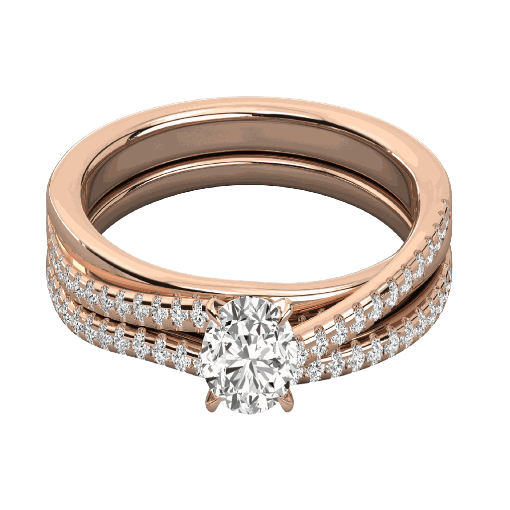  Round Diamond Bridal Ring for Her