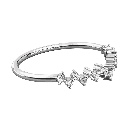  Round Cut Diamond Band For Her