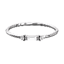  Round And Baguette Cut Diamond 3 Stone Engagement Ring For Her